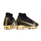 Nike Air Zoom Mercurial Superfly IX Elite FG Noir Or Argent