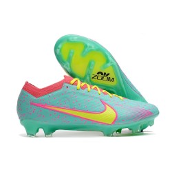 Nike Air Zoom Mercurial Vapor XV Elite FG Bleu Rose Jaune