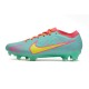 Nike Air Zoom Mercurial Vapor XV Elite FG Bleu Rose Jaune