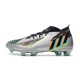 adidas Predator Edge.1 FG Nouvelle Argent Métallique Noir Jaune Solaire