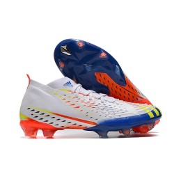 adidas Predator Edge.1 FG Nouvelle Blanc Jaune Solaire Bleu Power