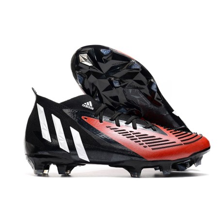 adidas Predator Edge.1 FG Nouvelle Noir Rouge Blanc