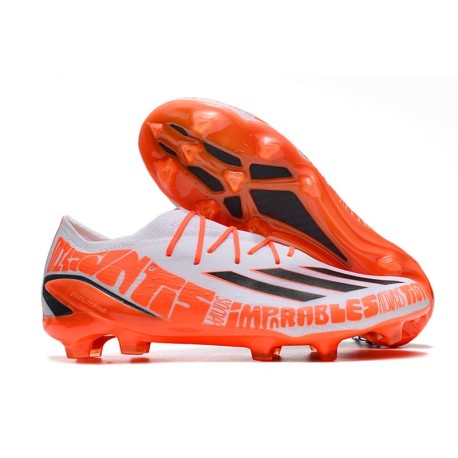 adidas X Speedportal.1 FG Chaussure Messi Blanc Noir Rouge Solaire