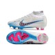 Nike Zoom Mercurial Superfly 9 Elite FG Blanc Bleu