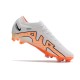 Nike Air Zoom Mercurial Vapor 15 Elite FG Blanc Orange