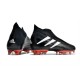 adidas Crampon Predator Edge + FG Noir Blanc Rouge
