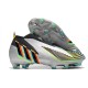 adidas Crampon Predator Edge + FG Argent Métallique Noi Jaune Solaire