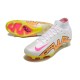 Nike Zoom Mercurial Superfly 9 Elite FG Blanc Rose Jaune