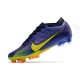 Nike Air Zoom Mercurial Vapor 15 Elite FG Violet Jaune