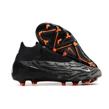 Nike Gripknit Phantom GX Elite DF FG Noir Blanc Sommet Gris Fumée