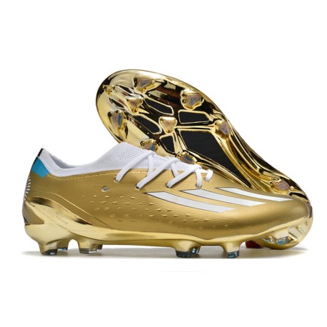 adidas X Speedportal.1 FG Chaussure Or Blanc