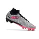 Nike Zoom Mercurial Superfly 9 Elite FG Argent Métallique Hyper Rose Noir