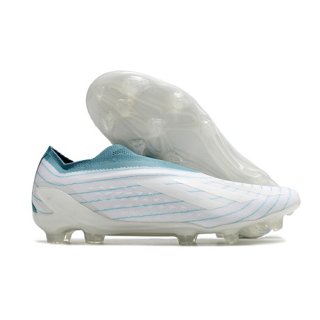 adidas Copa Pure+ FG Nouveau Blanc Gris Deux Bleu Seconde Main