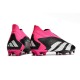 adidas Predator Accuracy + FG Crampons Noir Blanc Rose Equipe Choc
