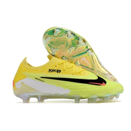 Nike Gripknit Phantom GX Elite FG Vert Jaune Noir
