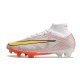 Nike Zoom Mercurial Superfly 9 Elite FG Blanc Or