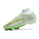 Nike Air Zoom Mercurial Superfly IX Elite FG Blanc Vert