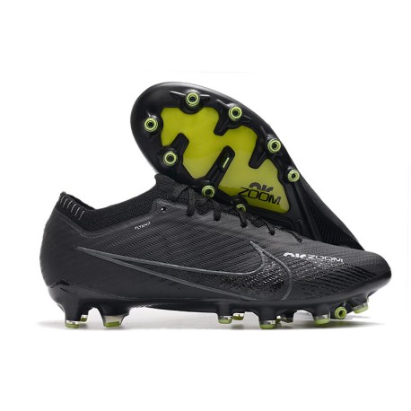 Nike Air Zoom Mercurial Vapor XV Elite AG Shadow - Noir Gris Blanc Jaune Fluo