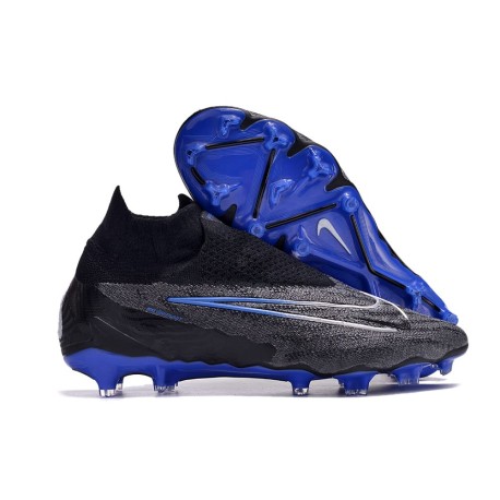 Nike Phantom GX Elite DF Link FG Noir Chrome Hyper Royal
