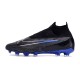 Nike Phantom GX Elite DF Link FG Noir Chrome Hyper Royal