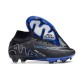 Nike Zoom Mercurial Superfly 9 Elite AG Noir Chrome Hyper Royal