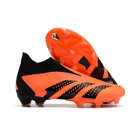 adidas Predator Accuracy + FG Crampons Orange Solaire Equipe Noir