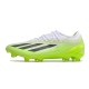 Crampon adidas X Crazyfast Messi.1 FG Blanco Negro Limón Lúcido