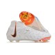 Nike Phantom Luna Elite FG Crampom Blanc Noir Orange Total