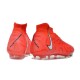 Nike Phantom Luna Elite FG Crampom Pourpre Blanc