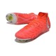 Nike Phantom Luna Elite FG Crampom Pourpre Blanc