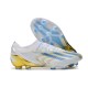 Crampon adidas X Crazyfast Messi.1 FG Blanc Bleu Or