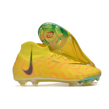 Nike Phantom Luna Elite FG Crampon Jaune
