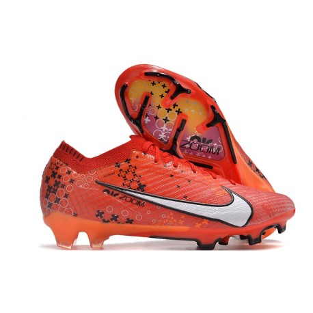 Nouvel Nike Zoom Mercurial Vapor XV Elite FG MDS Carmin Clair Ivoire Pâle Mandarine Vif