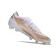 Crampon adidas X Crazyfast Messi.1 FG Blanc Cuivre Métallique