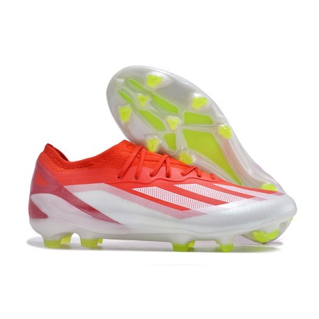 Crampon adidas X Crazyfast Messi.1 FG Rouge Blanc