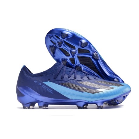 Crampon adidas X Crazyfast Messi.1 FG Turquoise Bleu
