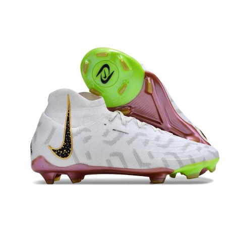 Nike Phantom Luna Elite FG Crampon X WWC Blanc Noir Or