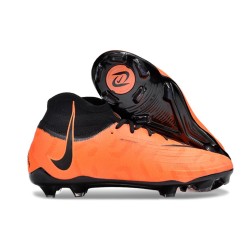 Nike Phantom Luna Elite FG Crampon Orange Noir