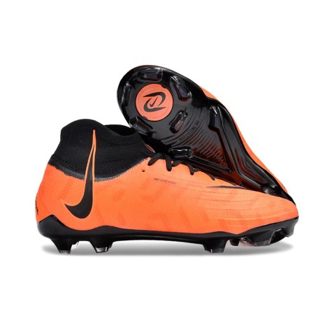 Nike Phantom Luna Elite FG Crampon Orange Noir