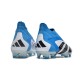 adidas Predator Accuracy + FG Crampons Blanc Bleu Noir