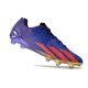 Crampon Adidas X Crazyfast + Fg Violet Rouge Bleu