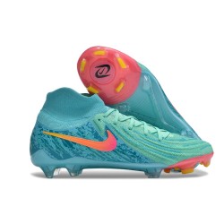 Chaussure Nike Phantom Luna 2 Elite FG Vert Lueur Noir