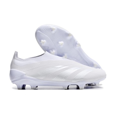 adidas Predator Elite LL FG Neuf Blanc Argent Mét