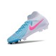 Chaussure Nike Phantom Luna 2 Elite FG Bleu Blanc Rose