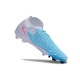 Chaussure Nike Phantom Luna 2 Elite FG Bleu Blanc Rose