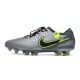 Nike Tiempo Legend 10 Elite FG Gris Noir Vert