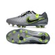 Nike Tiempo Legend 10 Elite FG Gris Noir Vert