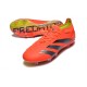Crampon adidas Predator 24 Elite FG Rouge Noir Jaune 