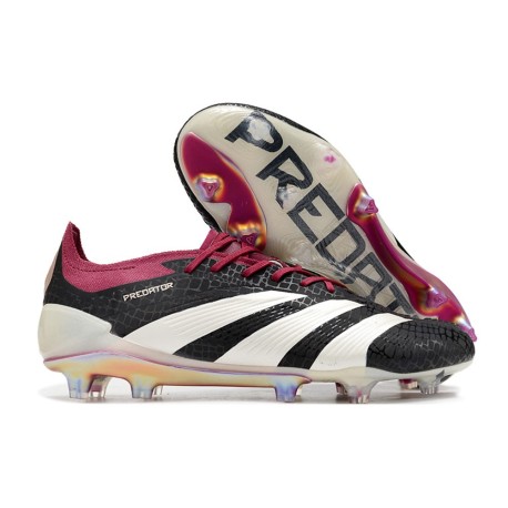 Crampon adidas Predator 24 Elite FG Noir Blanc Violeta