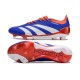 Crampon adidas Predator 24 Elite FG Bleu Blanc Rouge